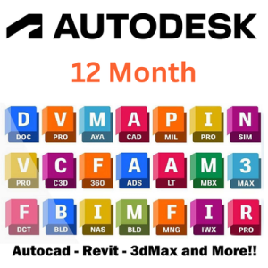 Autodesk Account Activation for 1 Years, Include All the Apps