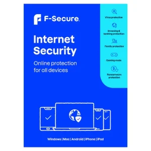 F-Secure Internet Security 5 Device 1 Year