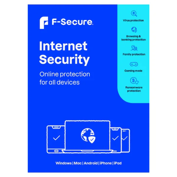 F-Secure Internet Security 5 Device 1 Year 14 USD