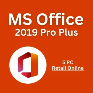 MS OFFICE 2019 PRO PLUS 5 PC Retail Online