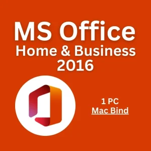 MS Office Home & Business 2016 1 MAC BIND