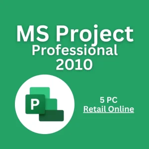 MS Project 2010 Professional 5PC Retail