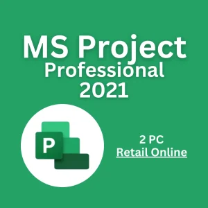 MS Project 2021 Professional 2PC Retail