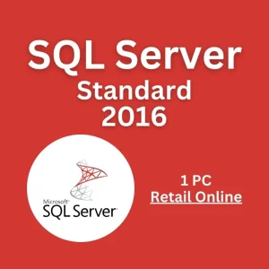 SQL Server Standard 2016 1PC Retail Online