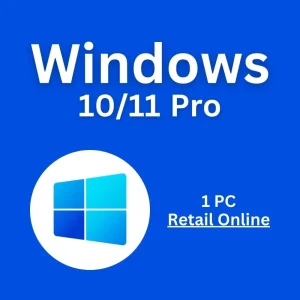 Windows 10&11 Pro Retail  1 PC