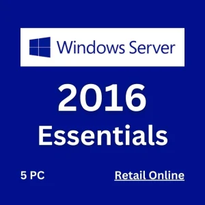 Windows Server 2016 Essentials 5 PC Retail Online